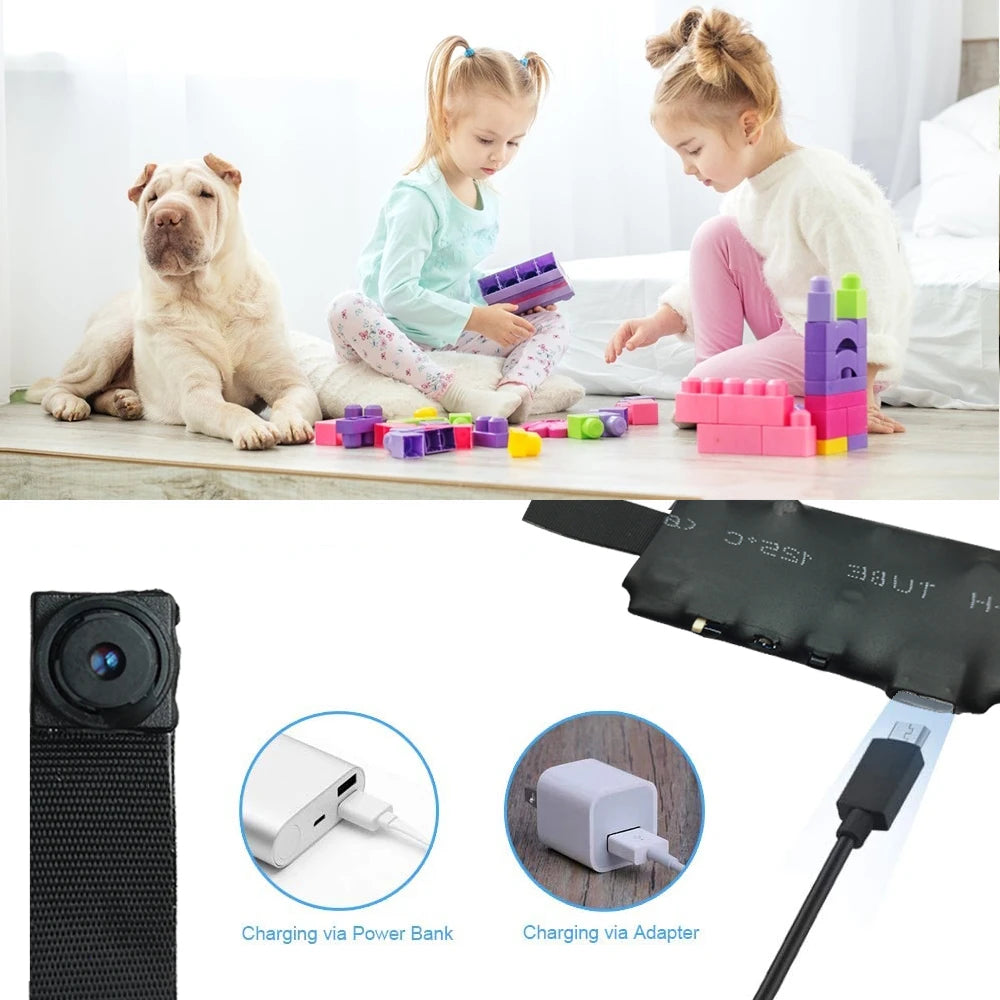 HD 4K 1080P Mini Wifi Camera Portable P2P Remote Control Wireless Camera Micro Motion Detection Motion DV Live Streaming
