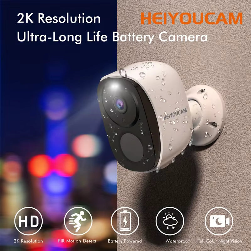 PocketCinema Solar WiFi Security Camera – 2K Outdoor (IP66)