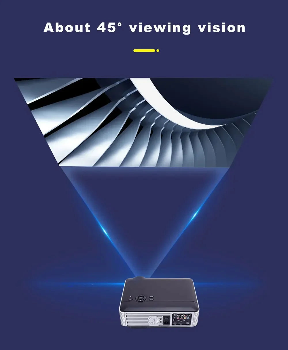 4K Anti-Light Portable Projector Screen (16:9) – Foldable Metal Frame