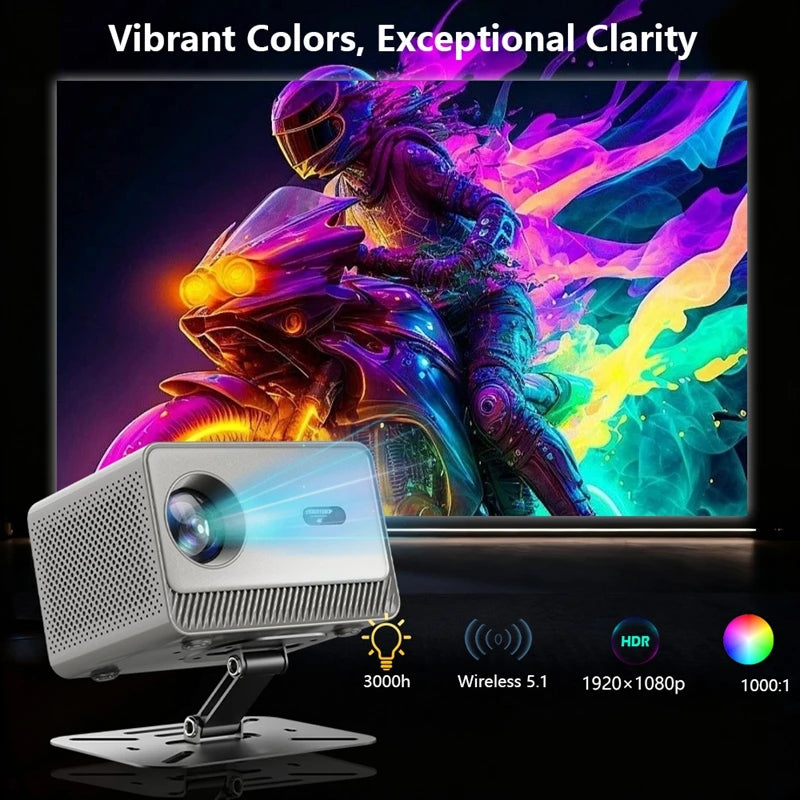 30000 Lumens 4K UHD Projector Laser Focus Android 12 WiFi 1080P Full HD Home Theater Movie Projector For Netflix M10 PLUS