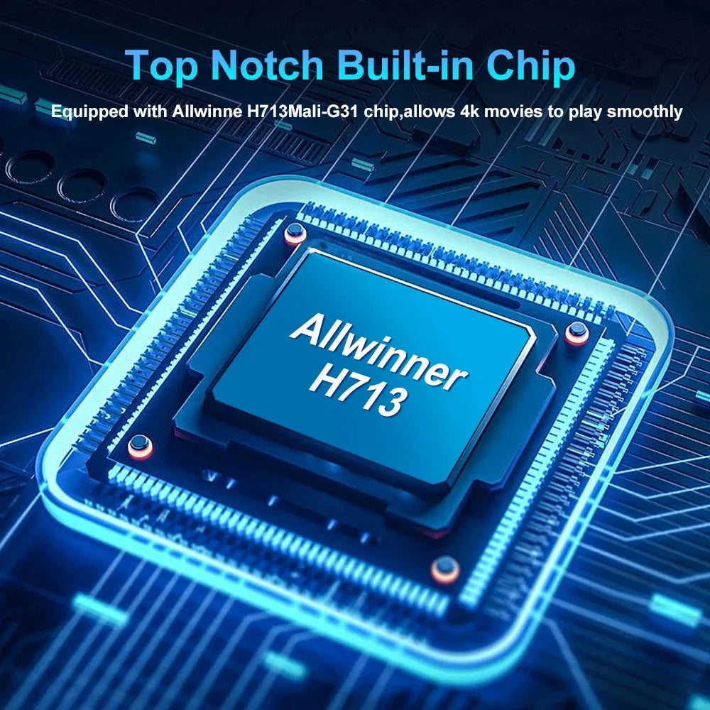 HY320 Android Projector (4K Support) – 300 ANSI – 180° Rotatable Portable