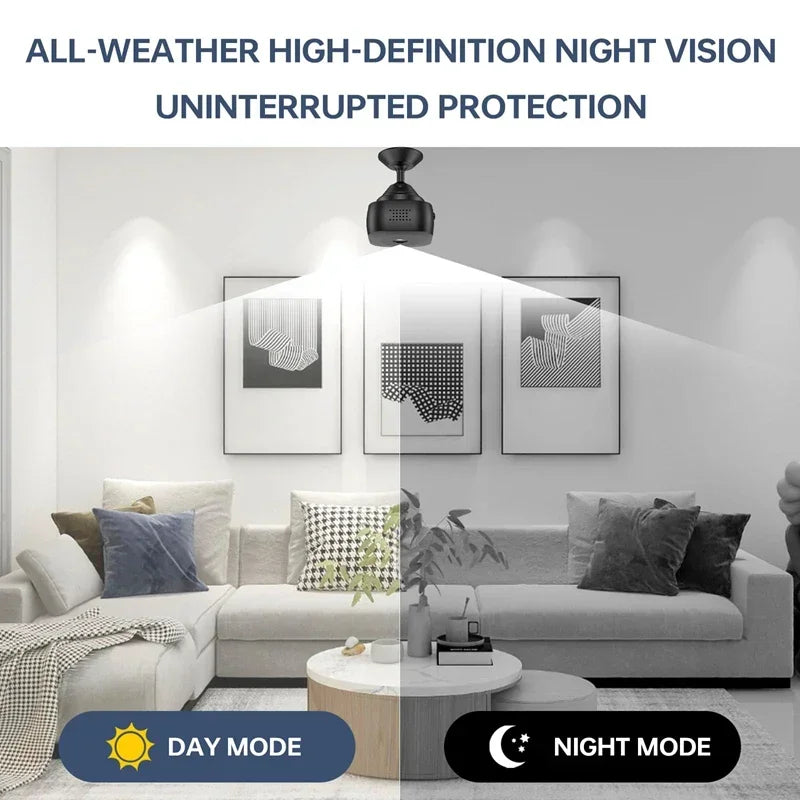 Mini 4K WiFi Security Camera – Remote Monitoring (2025)