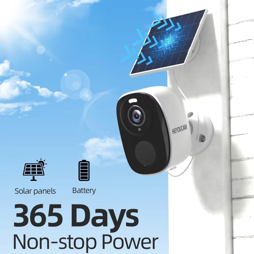 PocketCinema Solar WiFi Security Camera – 2K Outdoor (IP66)