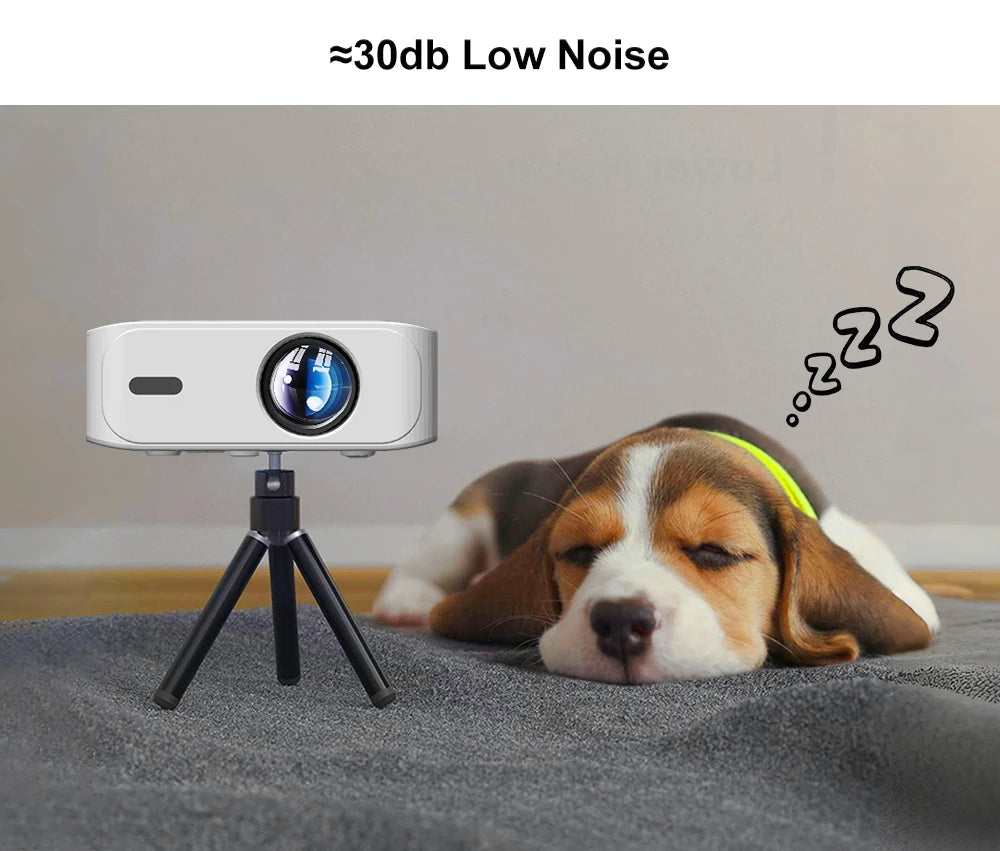 Touyinger L9W 4K Mini Projector (Android) | Full HD Home Theater + Bluetooth